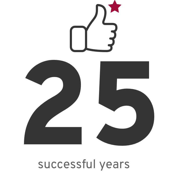 25 25 succesful years