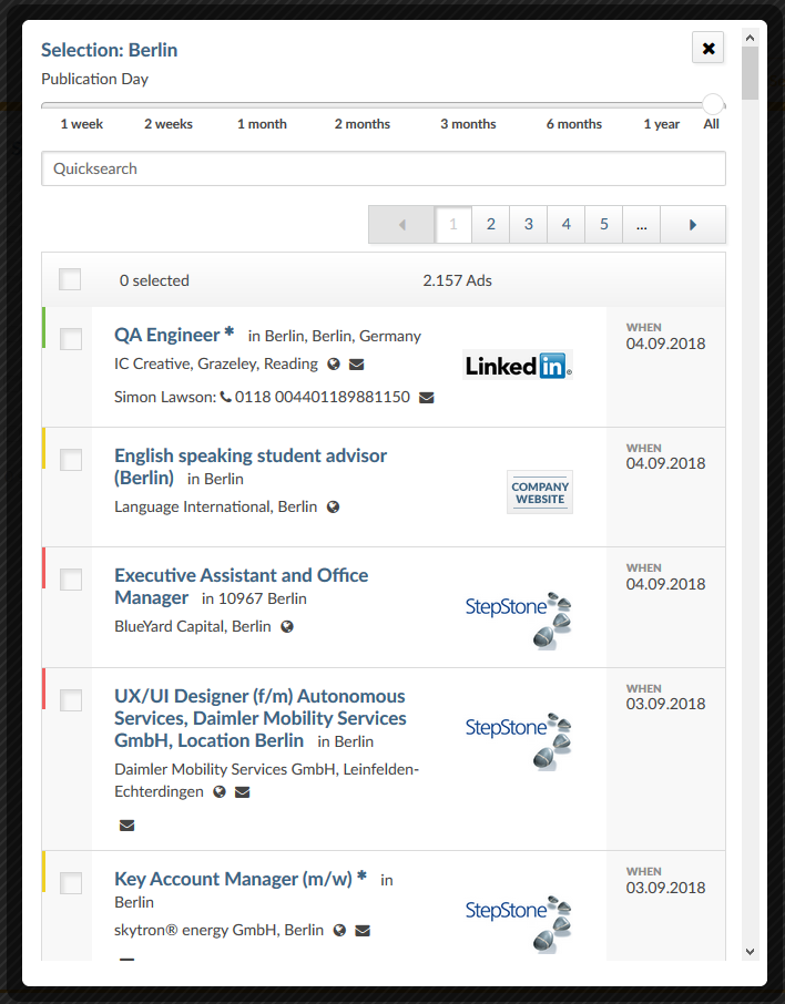 removing-individual-ads Function to remove individiual adverts from marked selected