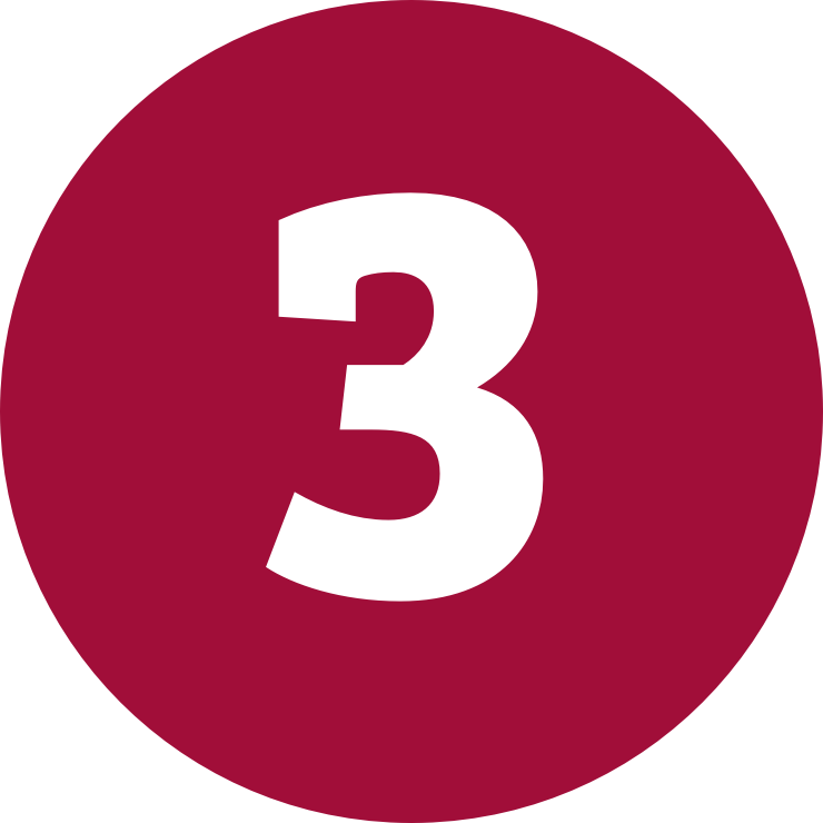 drittens cercle with 3 on the inside