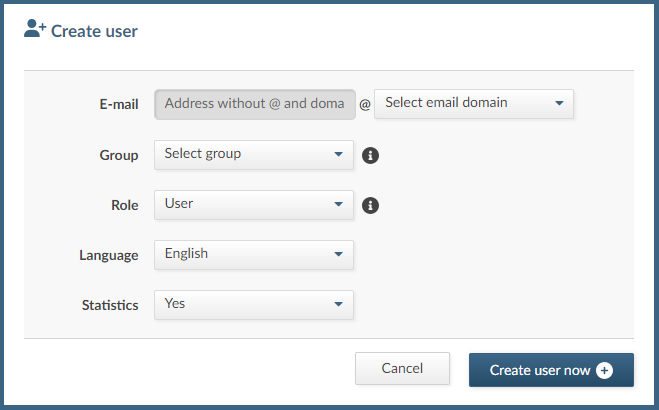 Screenshot-Create-User Create user in the user administration of index Advertsdata